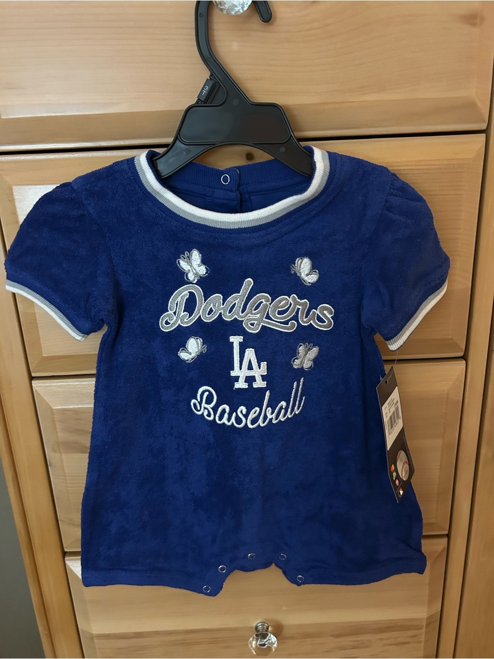 NWT Los Angeles Dodgers MLB Baby Romper Size 12M